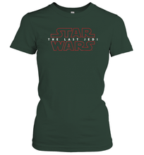 Load image into Gallery viewer, Star Wars Last Jedi Red Outline Logo Graphic Women Cotton T-Shirt