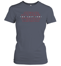 Load image into Gallery viewer, Star Wars Last Jedi Red Outline Logo Graphic Women Cotton T-Shirt