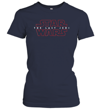 Load image into Gallery viewer, Star Wars Last Jedi Red Outline Logo Graphic Women Cotton T-Shirt