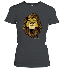 Load image into Gallery viewer, Disney Lion King Noble Simba Women Cotton T-Shirt