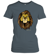 Load image into Gallery viewer, Disney Lion King Noble Simba Women Cotton T-Shirt