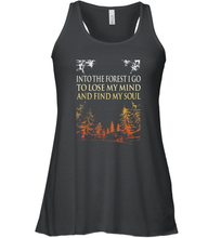 Load image into Gallery viewer, Into The Forest I Go Forest Gift Women Racerback Tank