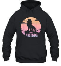 Load image into Gallery viewer, Disney The Lion King Live Action Sunset Pride Rock Poster Unisex Hooded Sweatshirt