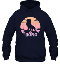 Load image into Gallery viewer, Disney The Lion King Live Action Sunset Pride Rock Poster Unisex Hooded Sweatshirt