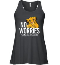 Load image into Gallery viewer, Disney Lion King Classic No Worries Simba Women Racerback Tank