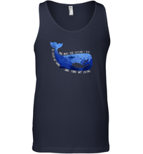 Load image into Gallery viewer, And Into The Ocean I Go To Lose My Mind And Find My Soul Gifts Men Cotton Tank Top