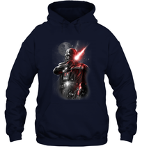 Load image into Gallery viewer, Star Wars Darth Vader Lightsaber Portrait Unisex Hooded Sweatshirt