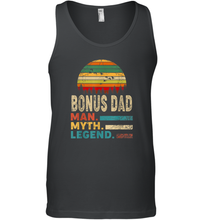 Load image into Gallery viewer, Bonus Dad The Man The Myth The Legend T Shirt Vintage Papa Men Cotton Tank Top