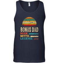 Load image into Gallery viewer, Bonus Dad The Man The Myth The Legend T Shirt Vintage Papa Men Cotton Tank Top