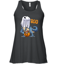 Load image into Gallery viewer, Womens Ghost Dinosaur T rex Funny Boo Halloween Gifts Men Pumpkin Women Racerback Tank
