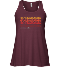 Load image into Gallery viewer, Disney Lion King Hakuna Matata Sunset Colors Women Racerback Tank
