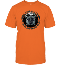 Load image into Gallery viewer, Into The Ocean I Go To Lose My Mind and Find My Soul Men Cotton T-Shirt