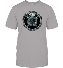 Load image into Gallery viewer, Into The Ocean I Go To Lose My Mind and Find My Soul Men Cotton T-Shirt
