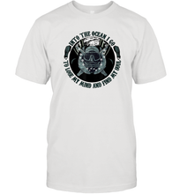 Load image into Gallery viewer, Into The Ocean I Go To Lose My Mind and Find My Soul Men Cotton T-Shirt