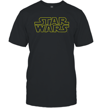 Load image into Gallery viewer, Star Wars Simple Logo Outline Men Cotton T-Shirt