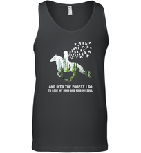 Load image into Gallery viewer, And Into The Forest I Go To Lose My Mind and Find My Soul Awesome Gift Men Cotton Tank Top