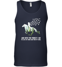 Load image into Gallery viewer, And Into The Forest I Go To Lose My Mind and Find My Soul Awesome Gift Men Cotton Tank Top