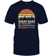 Load image into Gallery viewer, Mens Great Dads Get Promoted To Grandpas T Shirt Mens Vintage Men Cotton T-Shirt