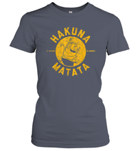 Load image into Gallery viewer, Disney Lion King Distressed Hakuna Matata Stamp Graphic Women Cotton T-Shirt