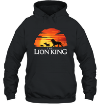 Load image into Gallery viewer, Disney Lion King Sunset Unisex Hooded Sweatshirt