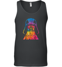Load image into Gallery viewer, Star Wars Darth Vader Tie Dye Helmet Graphic Z1 Men Cotton Tank Top