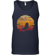 Load image into Gallery viewer, Disney Lion King Simba Sunset Heat Wave Men Cotton Tank Top
