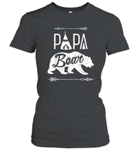 Load image into Gallery viewer, Papa Bear T shirt Fathers Day Family Matching Couple Men Women Cotton T-Shirt
