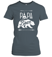 Load image into Gallery viewer, Papa Bear T shirt Fathers Day Family Matching Couple Men Women Cotton T-Shirt