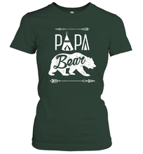 Load image into Gallery viewer, Papa Bear T shirt Fathers Day Family Matching Couple Men Women Cotton T-Shirt