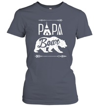 Load image into Gallery viewer, Papa Bear T shirt Fathers Day Family Matching Couple Men Women Cotton T-Shirt