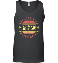 Load image into Gallery viewer, Disney Lion King Hakuna Matata Deep Red And Yellow Men Cotton Tank Top