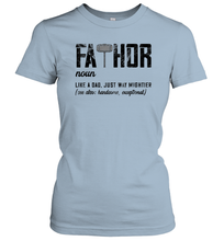 Load image into Gallery viewer, I Have Two Titles Dad And Papa And I Rock Them Both Vintage Women Cotton T-Shirt