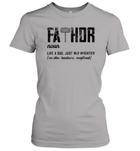 Load image into Gallery viewer, I Have Two Titles Dad And Papa And I Rock Them Both Vintage Women Cotton T-Shirt