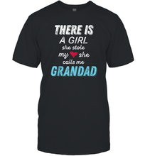 Load image into Gallery viewer, Papa Gifts From Granddaughter, She Calls Me Grandad Men Cotton T-Shirt