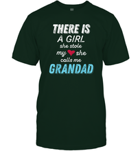 Load image into Gallery viewer, Papa Gifts From Granddaughter, She Calls Me Grandad Men Cotton T-Shirt