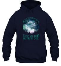 Load image into Gallery viewer, Into The Forest I Go To Lose My Mind And Find My Soul Graphics Unisex Hooded Sweatshirt
