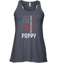 Load image into Gallery viewer, Poppy The Man The Myth The Legend T Shirt Grandpa Women Racerback Tank