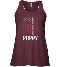 Load image into Gallery viewer, Poppy The Man The Myth The Legend T Shirt Grandpa Women Racerback Tank