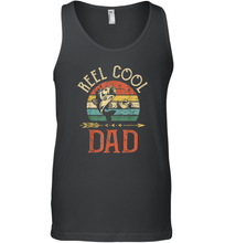 Load image into Gallery viewer, Reel Cool Dad  Vintage Fisherman Papa Father&#39;s Day Gift Men Cotton Tank Top