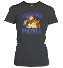 Load image into Gallery viewer, Disney Lion King Classic Hakuna Matata Group Women Cotton T-Shirt