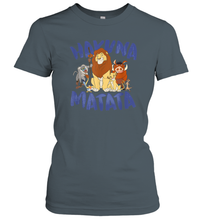 Load image into Gallery viewer, Disney Lion King Classic Hakuna Matata Group Women Cotton T-Shirt