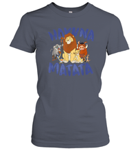 Load image into Gallery viewer, Disney Lion King Classic Hakuna Matata Group Women Cotton T-Shirt