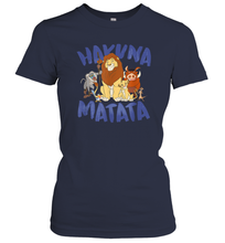 Load image into Gallery viewer, Disney Lion King Classic Hakuna Matata Group Women Cotton T-Shirt