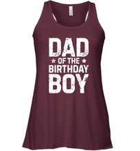 Load image into Gallery viewer, Dad of the Birthday Boy T shirt Father Dads Daddy Men Women Racerback Tank