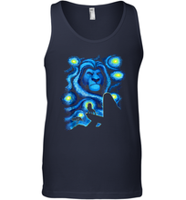 Load image into Gallery viewer, Disney Lion King Mufasa Starry Night Pride Rock Men Cotton Tank Top