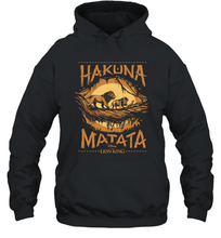 Load image into Gallery viewer, Disney The Lion King Live Action Hakuna Matata Sunset Poster Unisex Hooded Sweatshirt
