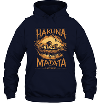 Load image into Gallery viewer, Disney The Lion King Live Action Hakuna Matata Sunset Poster Unisex Hooded Sweatshirt