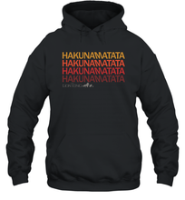 Load image into Gallery viewer, Disney Lion King Hakuna Matata Sunset Colors Unisex Hooded Sweatshirt