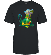 Load image into Gallery viewer, Disney Lion King Simba Silhouette Men Cotton T-Shirt