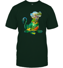 Load image into Gallery viewer, Disney Lion King Simba Silhouette Men Cotton T-Shirt